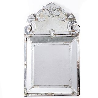 Large old Venetian mirror