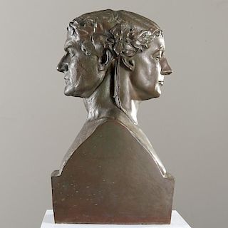 Harriet Hyatt Mayer, bronze Janus bust
