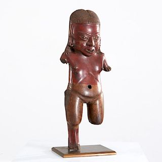 Nice Pre-Columbian redware fertility figure