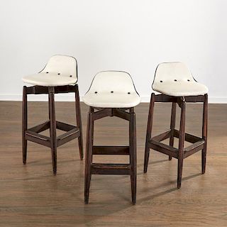 (3) Arne Vodder bar stools