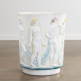 Rare Tyra Lundgren ceramic jardiniere