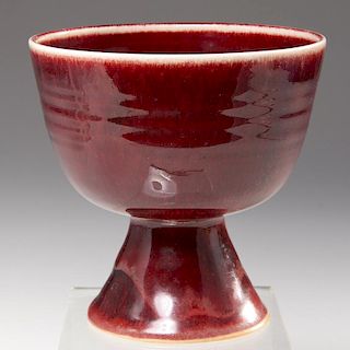 Brother Thomas art pottery chalice