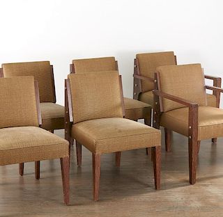 Set (6) Carte dining chairs by Mattaliano