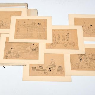 China Trade School, (8) drawings
