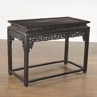 Chinese carved hardwood table