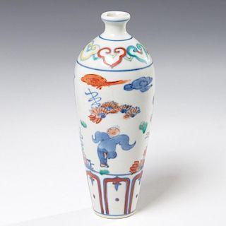Chinese Doucai porcelain vase