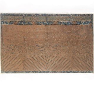 Antique Chinese embroidered silk Kesi