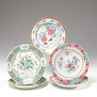 (3) pair Chinese porcelain dishes