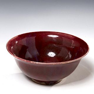 Chinese Sang de Boeuf porcelain bowl
