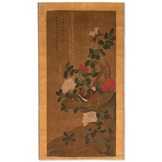 Important early Ming scroll painting