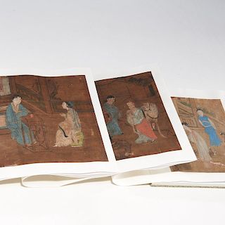 Chinese School (Yu Shan), (6) paintings on silk