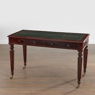 William IV mahogany writing table