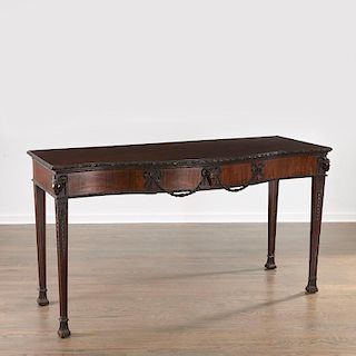 George III style mahogany serving table