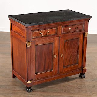 Regency style mahogany cabinet