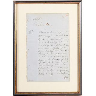 Signed Queen Victoria war declaration