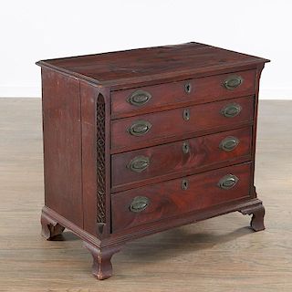 Chinese Chippendale chest of drawers
