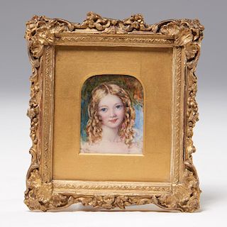 Mary Web Ward, Henrietta Ward miniature portrait