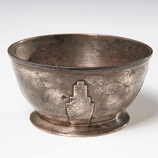 Art Deco Asprey sterling silver bowl
