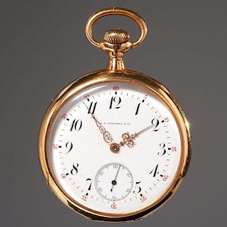 Vacheron & Constantin 18k gold pocket watch