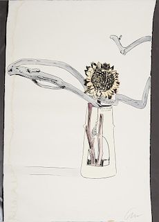 ANDY WARHOL (1928-1987): FLOWER, FROM FLOWERS (HAND-COLORED)