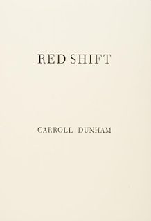 CARROLL DUNHAM (b. 1949): RED SHIFT