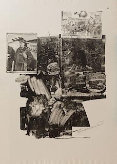ROBERT RAUSCHENBERG (1925-2008): TEST STONE #2, FROM BOOSTER AND SEVEN STUDIES
