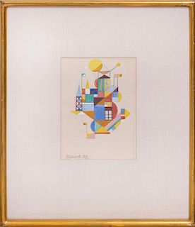 MAX OLDEREROCK (1895-1972): ABSTRACT COMPOSITION