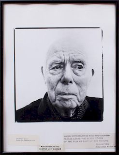 RICHARD AVEDON (1923-2004): JEAN RENOIR, DIRECTOR