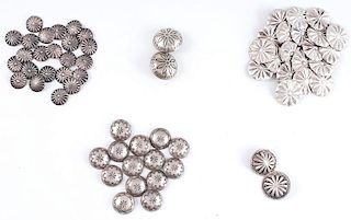 Navajo Silver Buttons