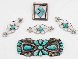 Navajo and Southwestern Silver and Turquoise Jewelry