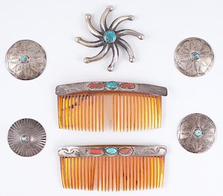 Navajo Silver and Turquoise Items
