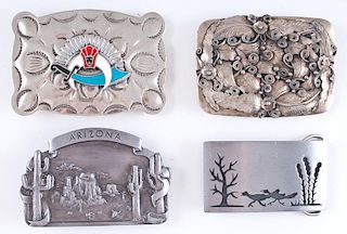 Assortment of Southwestern Belt Buckles, from the Estate of Lorraine Abell (New Jersey, 1929-2015)