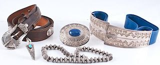 Assortment of Southwestern Jewelry and Belts