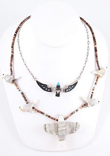 Eagle Fetish Necklace, from Estate of Lorraine Abell (New Jersey, 1929-2015)