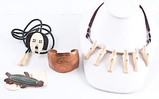 Northwest Coast and Inuit Jewelry Items