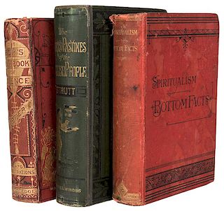 Trio of Antiquarian Works Related to Conjuring and Spiritualism.