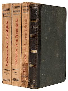 Lot of Spanish Editions of Works by Robert-Houdin.