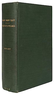 Bound Volume of Devant’s Works, from Cardini’s Library.