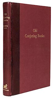 Old Conjuring Books: A Bibliographical and Historical Study with a Supplementary Check-List.