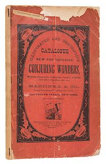 Martinka & Co. Catalogue of New and Superior Conjuring Wonders.