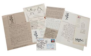 Group of Ricky Jay Postcards and ALSs to Danny and Melba Dew.