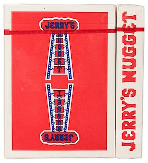 Jerry’s Nugget Red-Back Casino Playing Cards. Two Decks.