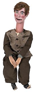 W.H.J. Shaw Ventriloquist Dummy Figure.