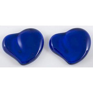 Elsa Peretti for Tiffany & Co. Heart Paperweights
