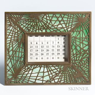 Tiffany Studios Pine Needle Pattern Calendar Frame