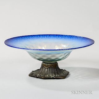 Louis C. Tiffany Furnaces Inc. Favrile Pastel Bowl with Mount