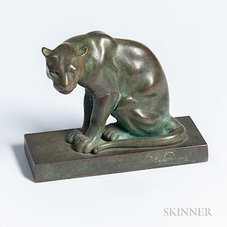 Carl Sorensen Panther Sculpture