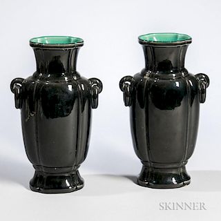 Pair of Art Deco Rookwood Pottery Vases