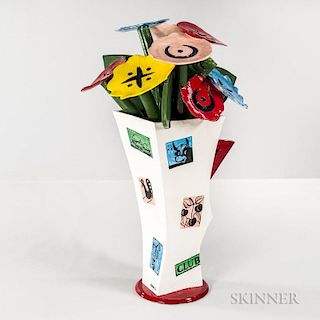 Beau Kvenild Floor Vase with Flowers