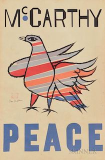 Ben Shahn (American, 1898-1969)  McCarthy Peace